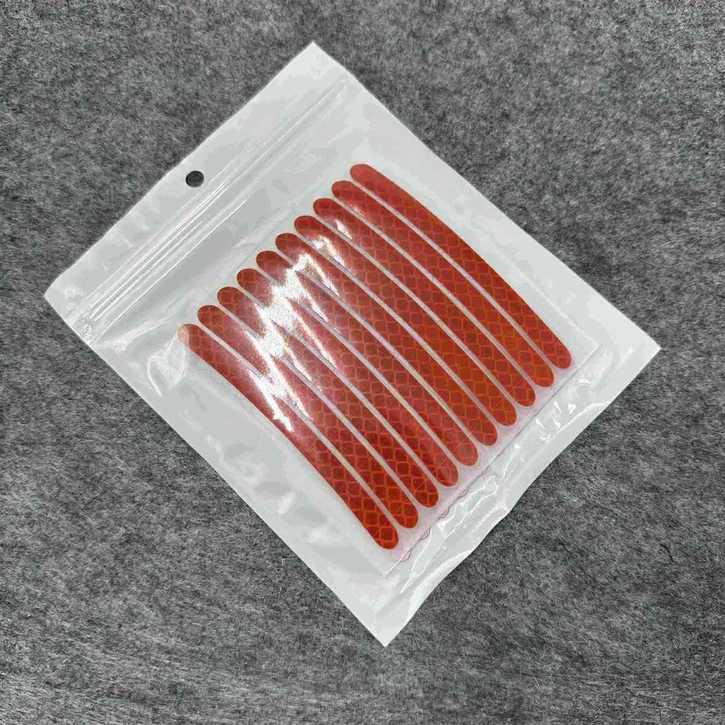 Bộ 20 miếng dán bánh xe phản quang SEAMETAL cảnh báo an toàn cho xe hơi xe máy
