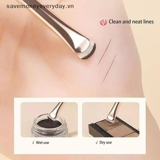 [savemoneyeveryday] Nâng cấp Bàn chải kẻ mắt lưỡi dao siêu mỏng Bàn chải lông mày phẳng góc mịn Lớp lót bàn chải trang điểm Brow Place Bàn chải chi tiết chính xác [vn]