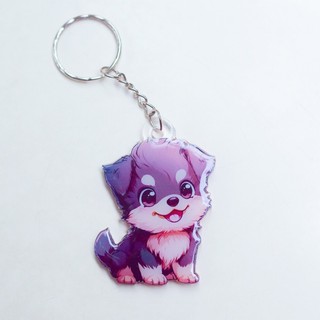 Standee Hình thú cưng cute - Móc Khóa Mica xinh xắn