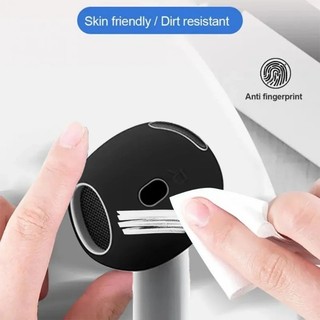 Tai nghe không dây 3 cặp silicon siêu mỏng cho Airpods 4/3/2/1, chống trầy xước, chống trượt, đen/trắng/trong suốt