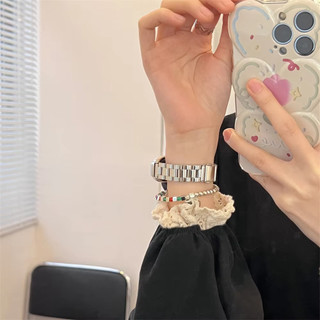 Dây đeo kim loại cho Xiaomi MiBand 10 / 9 / 8 / 7 / 6 / 5 / 4 / 3 Dây đeo thông minh Xiaomi 9 / 8 Active Pro, Dây đeo đồng hồ thể thao mềm thay thế bằng thép không gỉ chống nước