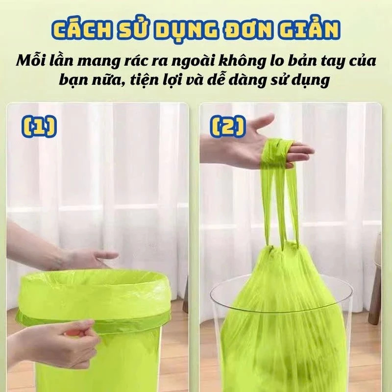 Túi Rác Thơm Dây Rút – 50 Túi Siêu Dai, Chống Côn Trùng | Shopee Việt Nam