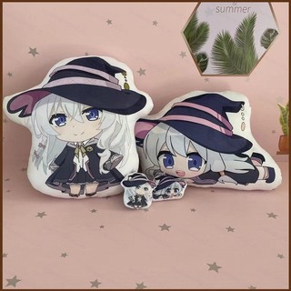 SQ2 Lang Thang Phù Thủy Hành Trình Của Elaina Elaina Elaina Hoạt Hình Anime Sang Trọng In Gối Văn Phòng Nhà Đệm Búp Bê Móc Khóa