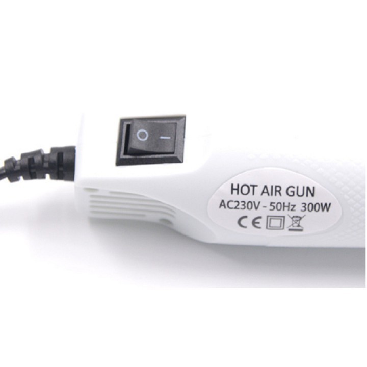 【COD】Máy Khò Nhiệt Mini Thổi Hơi Nóng 200°C, Công Suất 300W, Điện 220V, Khò Tem, Màng Co, Bột Hàn, Dễ Sử Dụng