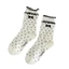 Tất ống IAPPORTUNIA, Tất Cotton phong cách múa ba lê Lolita, Mồ hôi lưới màu trơn Thiết kế mỏng Tất xếp chồng lên nhau