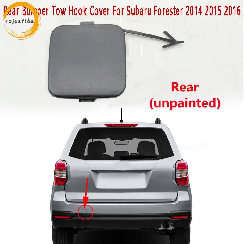 Xe Phía Sau Ốp Lưng Kéo Móc Nắp Đế Màu Không Sơn Trailer Mũ Mắt Cho Subaru Forester 2014 2015 2016
