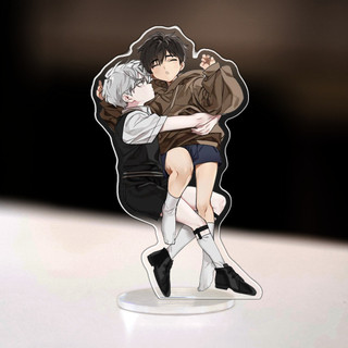 Moc khóa, mô hình standee, Tranh kính Passion Ilay Riegrow Jeong Taeui BL Manhwa Phụ kiện trang trí trưng bày