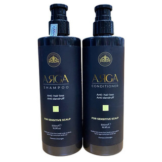 Dầu gội xả chống rụng, giảm gàu Maxwell Arga For Sensitive Scalp 800mlx2 [ TN ]
