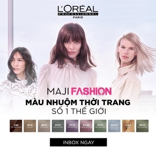 KEM NHUỘM TÓC THỜI TRANG CAO CẤP L'OREAL MAJIFASHION TUÝP 50ML + KÈM OXY [ TN ]