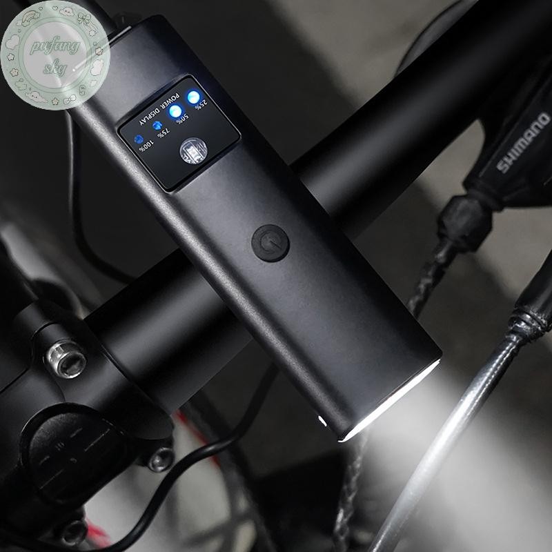PUSKY Xe Đạp Đèn Pha Đèn Pin Tay Cầm Sạc USB Đường Đi Xe Đạp Highlight VN