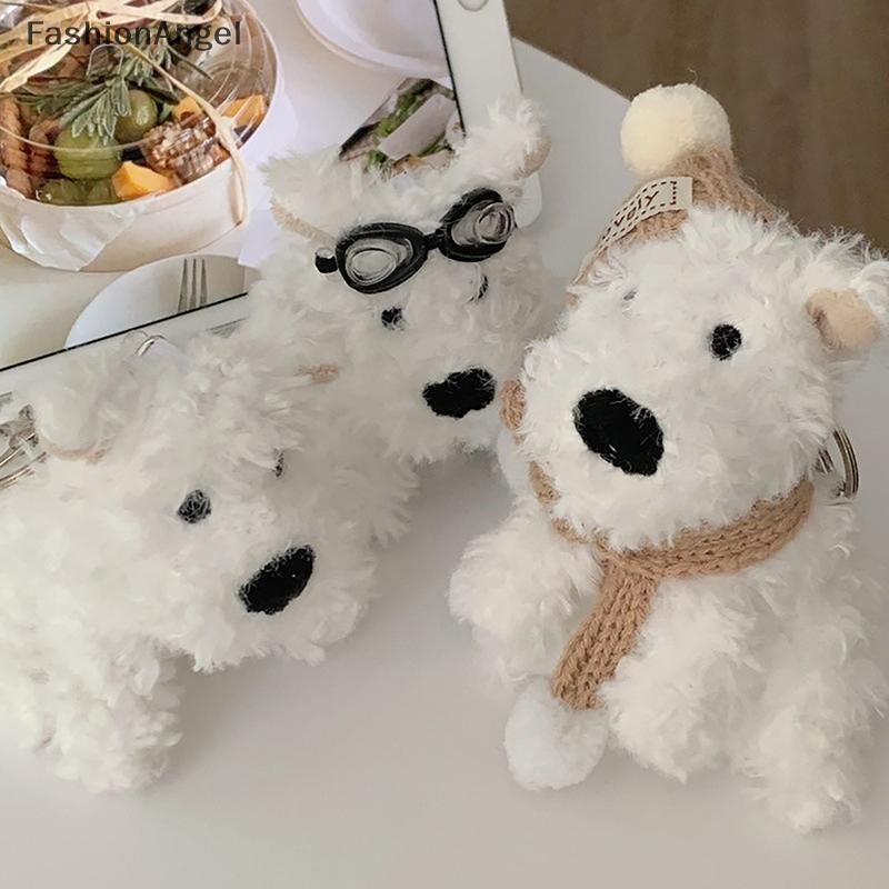 Fashionangel Kawali West Highland Terrier Sang Trọng Puppy Túi Búp Bê Móc Khóa Mặt Dây Chuyền Trang Trí Ô Tô Sáng Tạo Dễ Thương Trẻ Em Quà Tặng Sinh Nhật Cho Bé Gái VN