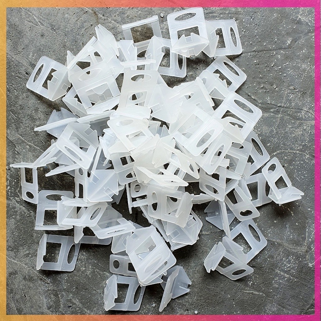Set 90 Ke Cân Bằng Ốp Lát Gạch 1.0 mm, 1.5 mm Tùy chọn size - không bao gồm Ke Nêm Đỏ FE123