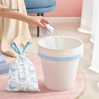 Gcdhome 50 Hoặc 100 Cái / Cuộn Túi Đựng Rác Túi Dây Rút Túi Rác Nhỏ Họa Tiết Hoạt Hình Hộ Gia Đình Nhà Bếp Phòng Tắm Túi Đựng Rác HOT