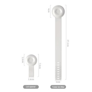 SOULSPACE Nắp bồn cầu tự dính tay cầm, bền đẹp, cảm ứng silicon miễn phí, đa chức năng, phụ kiện WC