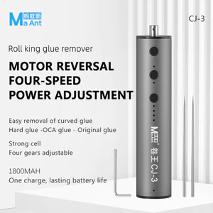 MaAnt CJ-3 Điện OCA Keo Tẩy 4 Tốc Độ Điều Chỉnh Tuổi Thọ Pin Siêu Dài 30 giây Ngủ Tự Động Dễ Dàng Loại Bỏ Keo