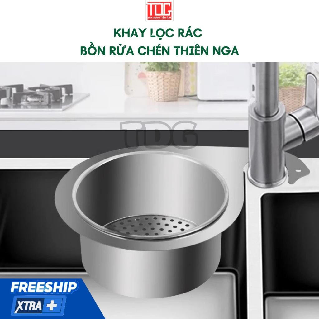 Khay Lọc Rác Bồn Rửa Chén Thiên Nga TDG Treo Vòi Nước Đa Năng Giỏ Đựng ...