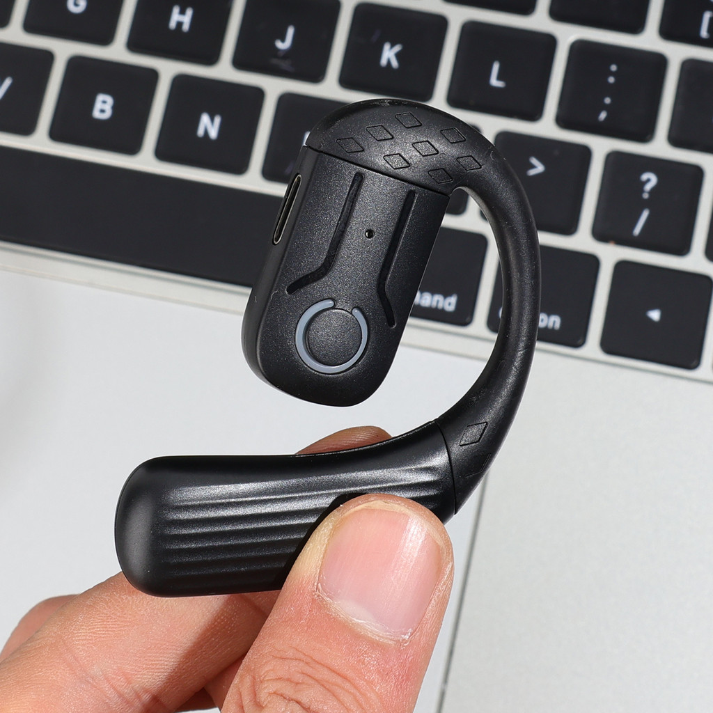 Tai nghe móc tai Bluetooth nhẹ – Âm thanh nổi HiFi, Thiết kế chống rơi, Hoàn hảo để chạy bộ, tập luyện và du lịch