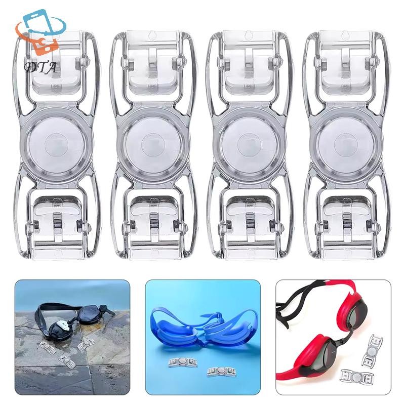 [Dta] 1 Cặp Kính Bơi Khóa Kính Khóa Điều Chỉnh Dây Đeo Nút Dây Buộc Kẹp Đầu Nối Kính Bơi Khóa VN