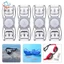 1 Cặp Kính Bơi Khóa Kính Khóa Điều Chỉnh Dây Đeo Nút Dây Buộc Kẹp Đầu Nối Kính Bơi Khóa VN