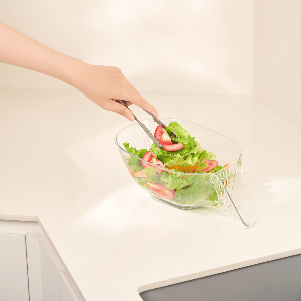 Rổ đa năng lưới lọc INOCHI, rổ rửa rau củ quả đa năng có lưới lọc tiện dụng