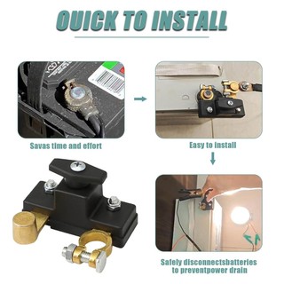 Công tắc ngắt kết nối ắc quy xe 12V 24V, chống hao pin dùng cho RV ATV ô tô