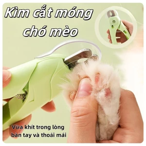 Kìm cắt móng chó mèo，có đèn LED, Nắp đậy chống văng,cắt nhanh an toàn