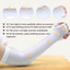 Tay áo chống tia cực tím cho nữ | Vỏ bọc tay thể thao làm mát chống trượt, Phòng tập thể dục Chạy xe đạp Lái xe, Nylon thoáng khí 32cm với vải lụa băng