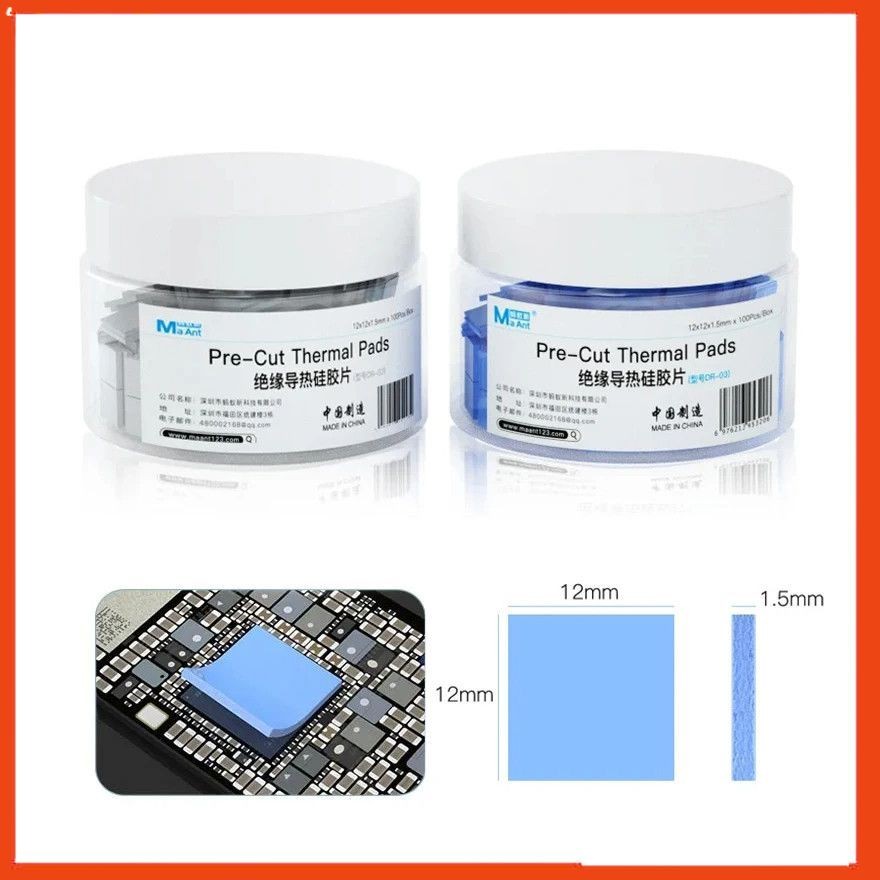 Đệm dán cách nhiệt main điện thoại, dùng dán IC, chip, linh kiện điện thoại
