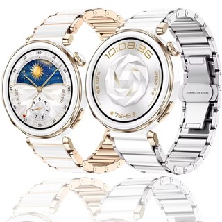 Dây đeo đồng hồ gốm sứ 18mm cho Huawei Watch GT5 Pro 42mm Đồng hồ GT5 GT4 41MM Dây đeo thoải mái Phụ kiện vòng tay có thể thay thế