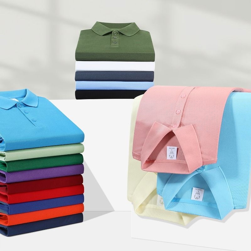 VG áo polo nam công sở có ve áo màu trơn
