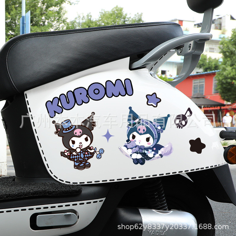 Kuromi Dán Sanrio Dán Xe Máy Dán Tường Dán Xe Ô Tô Dán Tủ Lạnh Dán Chống Thấm Nước Dán 7AEZ