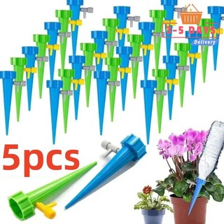 [3-5 ngày đến] Gai tưới cây điều khiển lưu lượng có thể điều chỉnh | Máy nhỏ giọt tự tưới nước cho chai 1,1 ", 0-60s / van nhỏ giọt với 1-15 ngày phát hành chậm (1 / 3 / 5 CÁI)