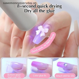[savemoneyeveryday] Đèn Móng Tay Cầm Tay Di Động Cho Gel Ba Lan Nhanh Khô Đèn Pin Bút USB Máy Sấy Móng Tay Đèn LED UV [vn]