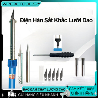 9 Bộ Điện Hàn Sắt - Dao Hàn Công Dụng, 60W 220V, Nhiệt Nhanh, Điều Chỉnh Nhiệt Độ