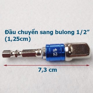 【COD】Bộ 3 Đầu Chuyển Vít Sang Bulong 1/4, 3/8, 1/2, Phụ Kiện Hữu Ích Cho Thợ Sửa Xe Máy, Ô Tô Và Công Việc Cơ Khí