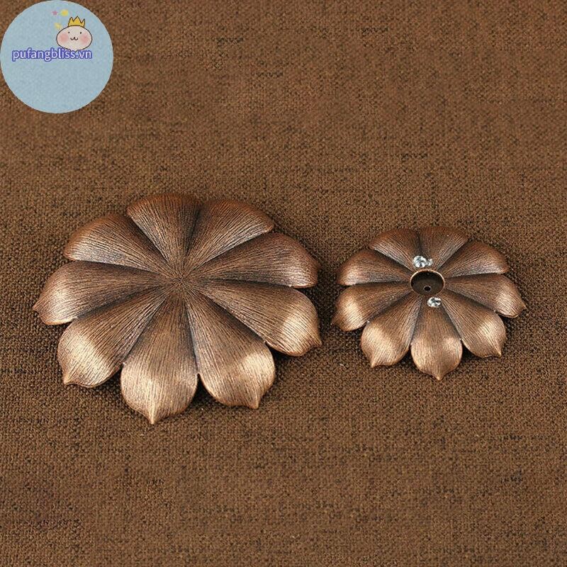Pufangbliss Hương Dính Giá Đỡ Đĩa Tròn Phật Giáo Insense Ash Catcher Joss Nón Insence Vn
