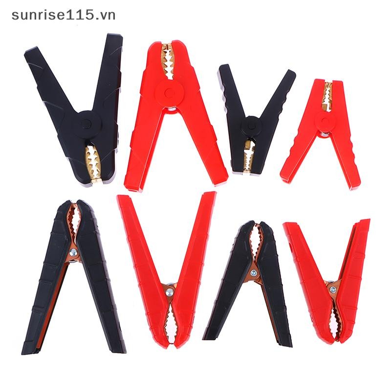 Srvn 2 CÁI 100 / 200 / 300 / 500A Kẹp cá sấu bằng đồng hạng nặng Thiết bị đầu cuối Kẹp cá sấu điện Đầu nối thử nghiệm cho cáp nhảy Tăng cường.