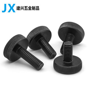 Sắt mạ kẽm bu lông đầu phẳng đen GB835, đầu tròn to, bu lông điều chỉnh