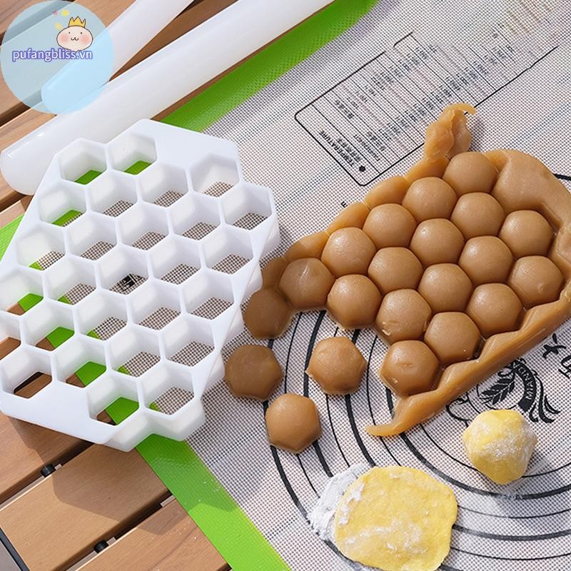 Pufangbliss Tổ Ong Chia Bánh Bao Bánh Ngọt Chia Pasta Làm Đầy Bột Cân Bằng Cắt Đồ Dùng Nhà Bếp Dụng Cụ VN
