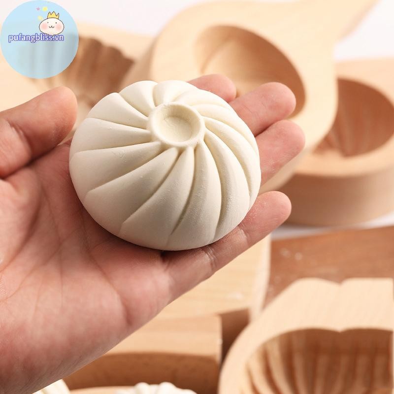 Pufangbliss Gỗ Nguyên Chất Hấp Khuôn Bánh Mì Pasta Túi Hấp Nhồi Bông Bun Bánh Ngọt Hấp Nhồi Bông Hộ Gia Đình Phong Cách Trung Hoa Dụng Cụ Nấu Ăn VN