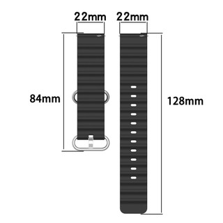 Dây đeo silicon đại dương đa năng 22mm cho Xiaomi Redmi Watch 5 Active / Redmi Watch 5 Lite