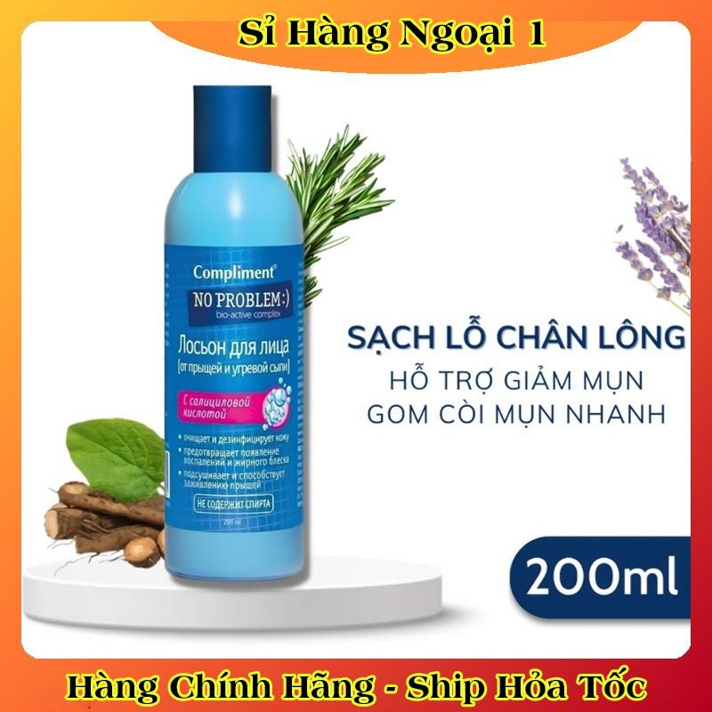DATE MỚI] Toner Compliment No Problem Salicylic Acid Làm Sạch Da Kiềm Dầu Giảm Mụn 200ml - HÀNG NGA CHÍNH HÃNG