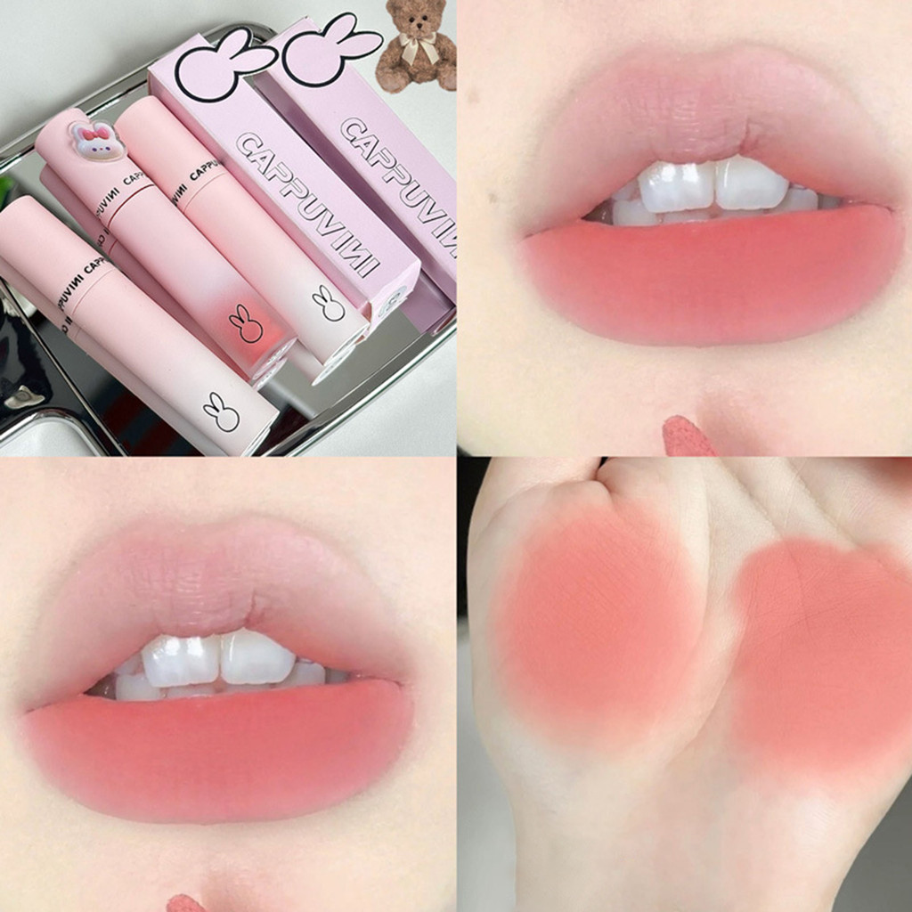Son môi Velvet Matte Lip Glaze Bảo hiểm toàn diện Màu sắc sắc tố cao