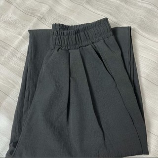 [Combo 2 quần] Quần Ống Rộng Chất Đũi Cạp Chun Lưng Cao dài 100-104cm phong cách nhật bản Lên Dáng Siêu Xinh