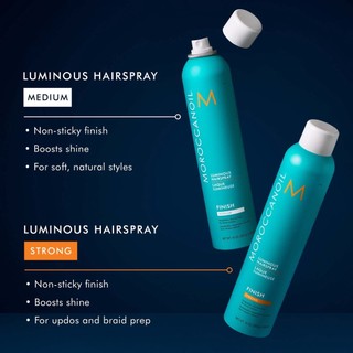 Gôm Xịt Giữ Nếp Tóc Linh Hoạt Moroccanoil Finish Luminous Limited Edition 480ml [ TN ]