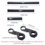 Giá đỡ xe đạp BORAGETE, Giá đỡ mở rộng tay lái bằng hợp kim nhôm 10 / 20 / 30cm, Giá đỡ đèn trước chống rỉ đa chức năng tiết kiệm không gian Xe đạp đường núi