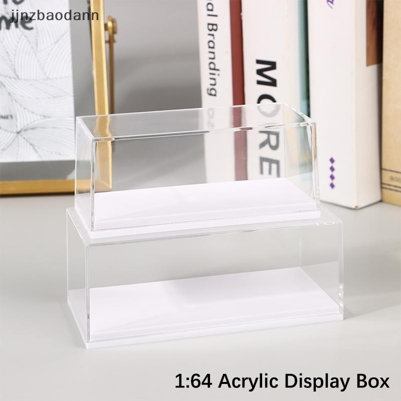 [JJNZDD] Hộp trưng bày mô hình ô tô tỷ lệ 1: 64 Vỏ chống bụi Acrylic trong suốt Vỏ cứng Bộ sưu tập Bảo vệ hình thu nhỏ ELWW