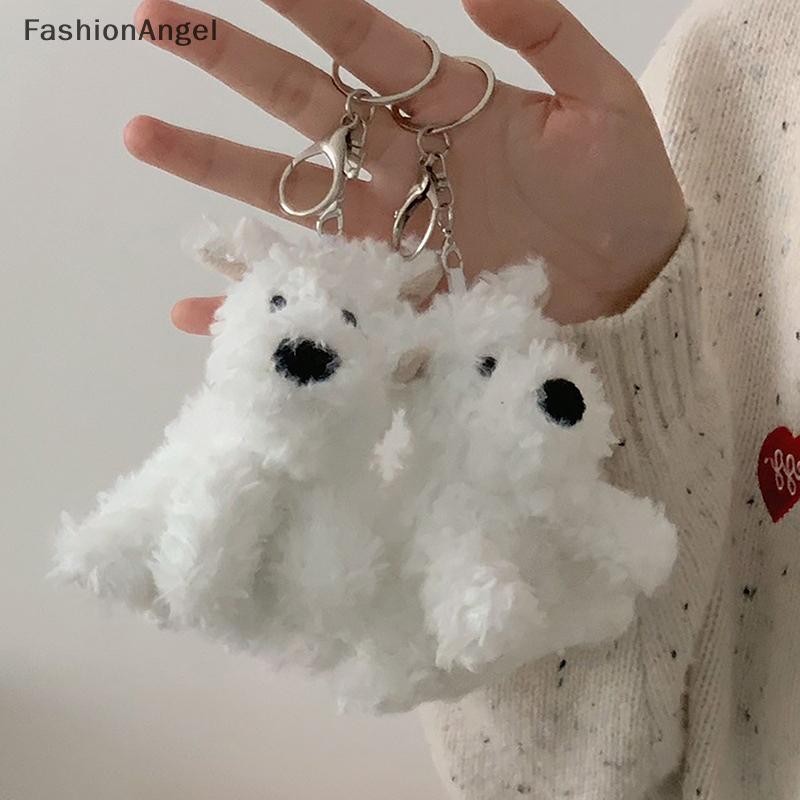 Fashionangel Kawali West Highland Terrier Sang Trọng Puppy Túi Búp Bê Móc Khóa Mặt Dây Chuyền Trang Trí Ô Tô Sáng Tạo Dễ Thương Trẻ Em Quà Tặng Sinh Nhật Cho Bé Gái VN