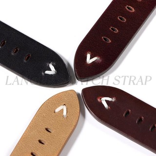 Vintage Sáp Dầu Geunine Da Dây Đeo Đồng Hồ 20mm 22mm Da Bò Dây Đeo Đồng Hồ Nam Nữ Cổ Điển Retro Phát Hành Nhanh Dây Đeo Đồng Hồ Vòng Tay Xốp Cổ Tay Đen Nâu