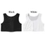 OUSXA 1 Cái Ngực Shaper, Trans Lesbian Flat Vest Ngực Tank Top Corset, Đồng Tính Nữ Tomboy M-3XL Đồ Lót Ngực Chất Kết Dính